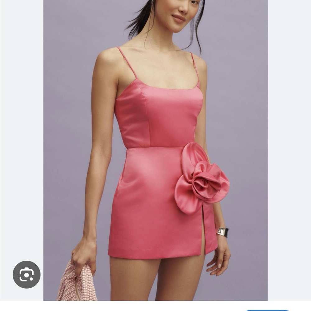 NWT Delfi Collective Satin Mini Dress Sz Medium